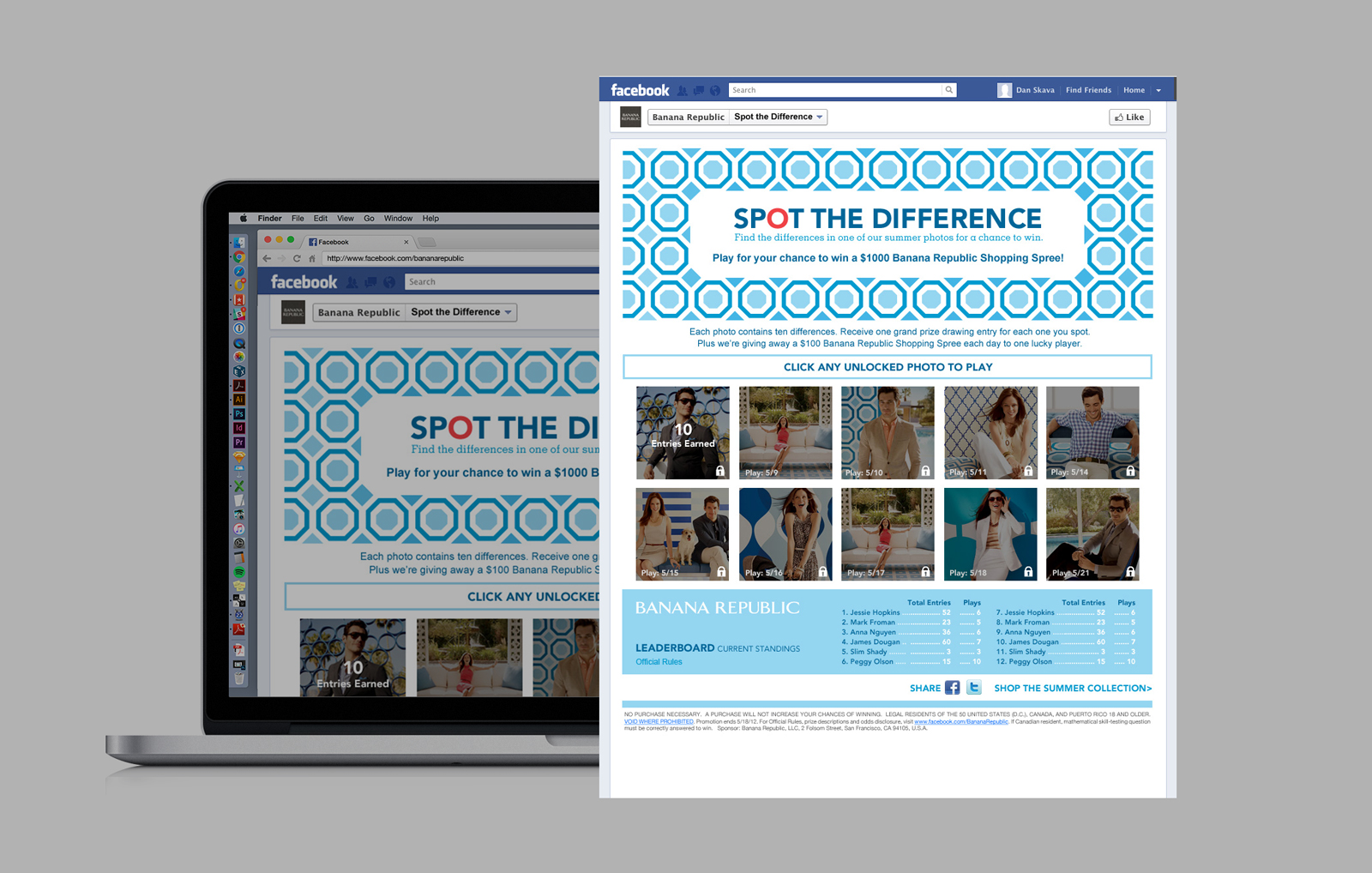 banana republic social media promotion